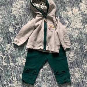 Two piece set by sergent major worn onces